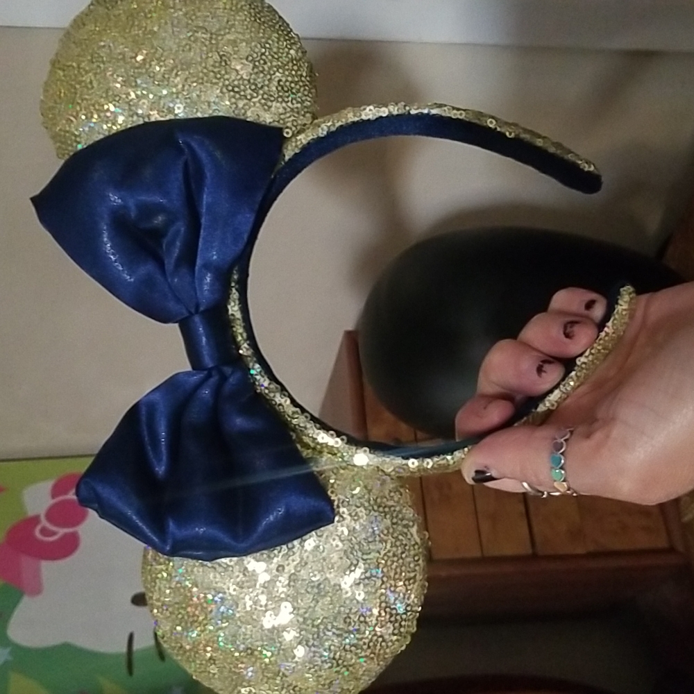 Blue and gold ears